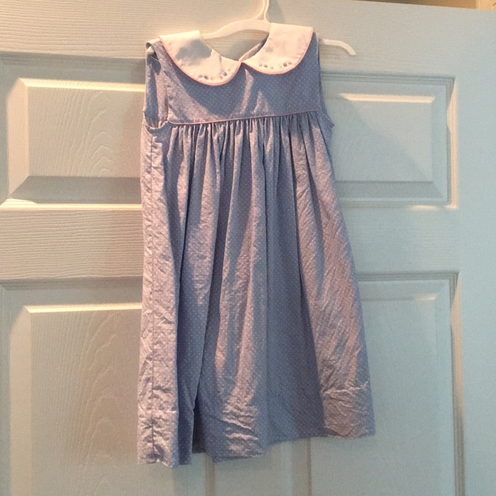 Baby blue smock dress